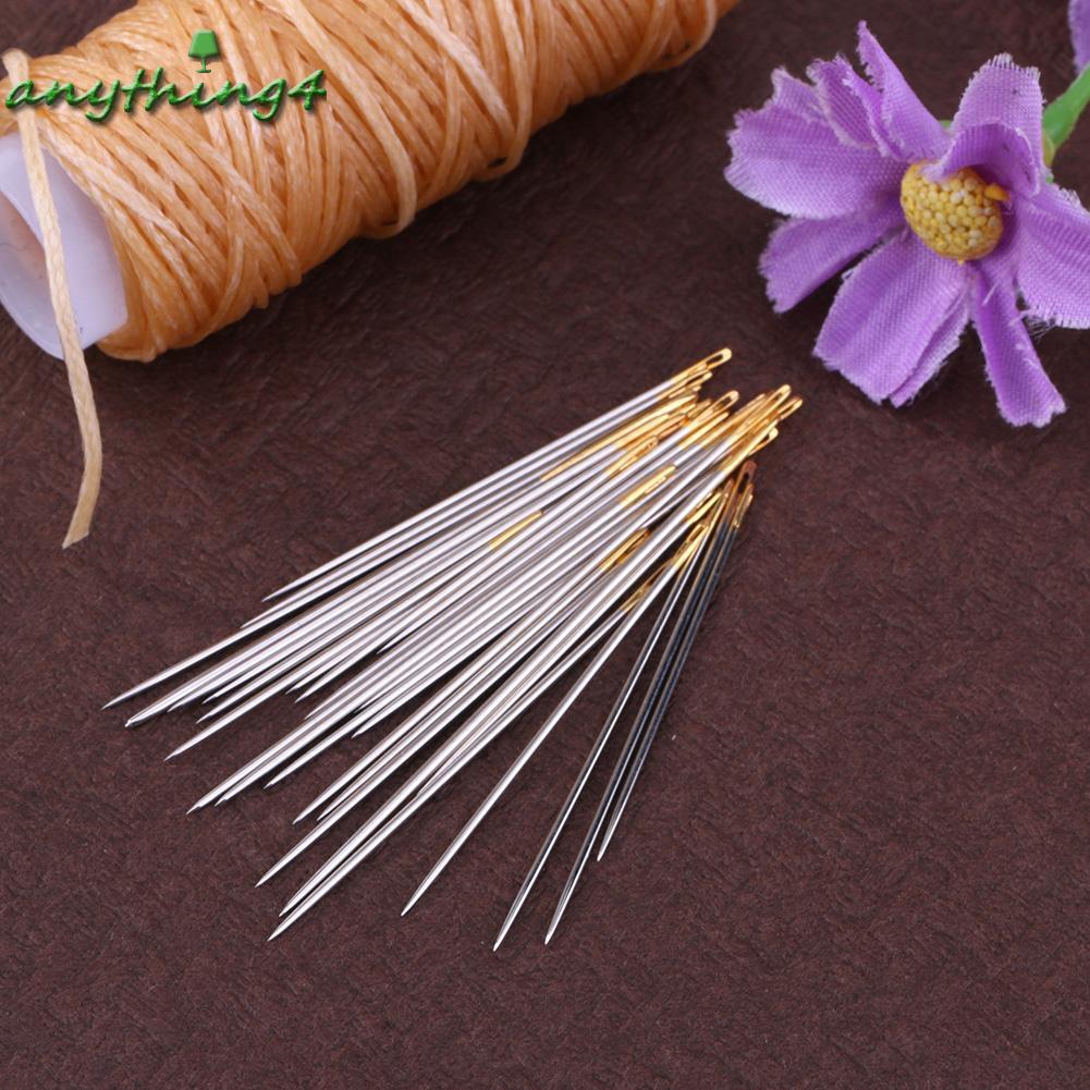 ♚any♚ Convenient 16pcs/set Hand Sewing Needles Kit Household ​Leather Carpet Repair Tools