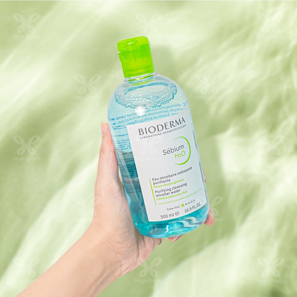 Nước Tẩy Trang BIODERMA Dành Cho Da Dầu & Hỗn Hợp 500ml Sébium H2O
