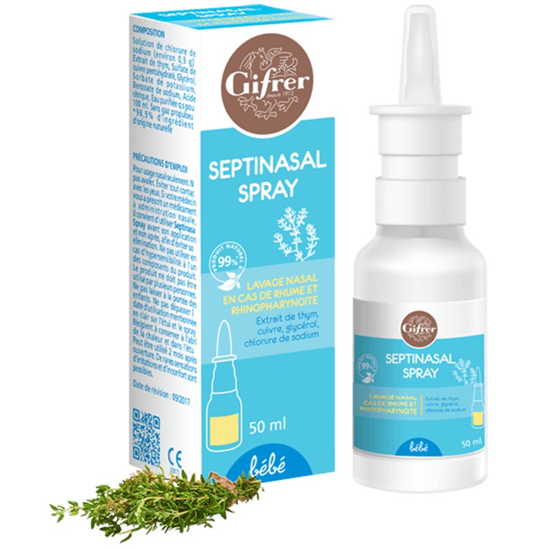 Xịt rửa mũi cho trẻ Gifrer Septinasal Spray 50ml