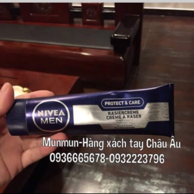 Kem cạo râu Nivea xách tay Đức