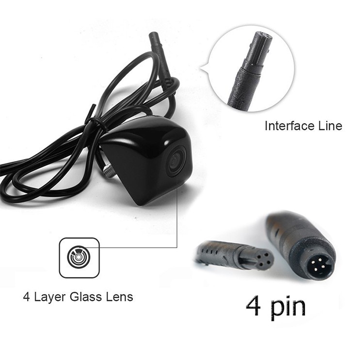 Camera lùi đán lái theo vô lăng chuẩn HD- Màu đen | BigBuy360 - bigbuy360.vn