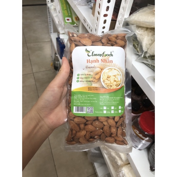 HẠNH NHÂN HẠT( sống và chín đã rang)