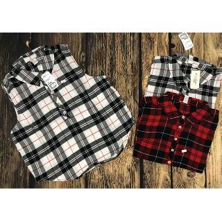 Sơ mi caro dáng lửng F21