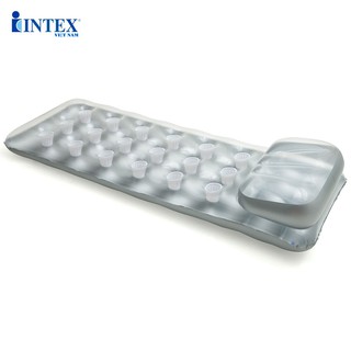 Phao bơi nằm thư giãn cho người lớn có gối đầu INTEX 58894