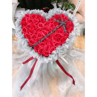 Tim sáp cao cấp 50 bông làm quà tặng cực ý nghĩa❣