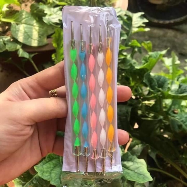 Set chấm bi 5 cây