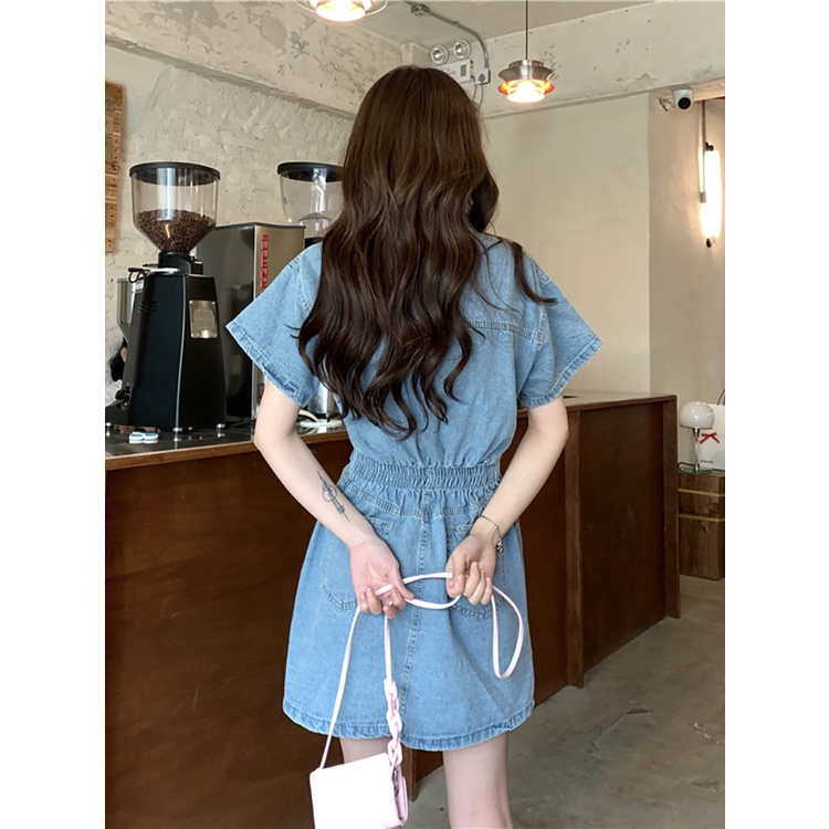 ĐẦM JEANS, ĐẦM DEMIN, VÁY BÒ CỔ CÓ BÂU HOT HIT 2021 KÈM ẢNH THẬT