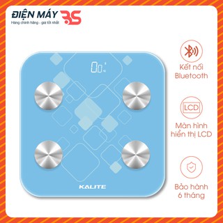 Cân sức khỏe Kalite KL 150, cân điện tử có kết nối Bluetooth và đo được các chỉ số sức khỏe của cơ thể