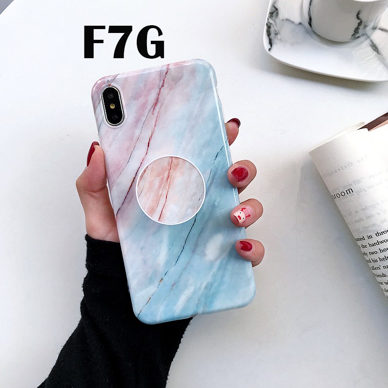 ốp lưng iphone họa tiết cẩm thạch có giá đỡ cho iPhone 12 11 Pro Max X Xs Max Xr 6 6s 7 8 Plus F6g | BigBuy360 - bigbuy360.vn