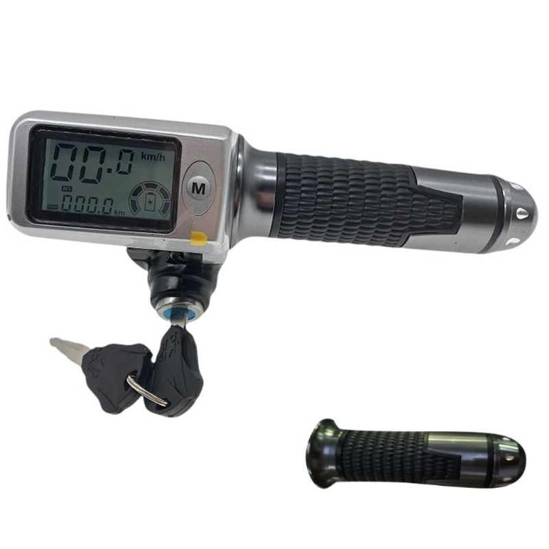 Đồng hồ đo tốc độ/ màn hình LCD36v48v60v/ khóa/ pin báo hiệu dành cho xe đạp điện