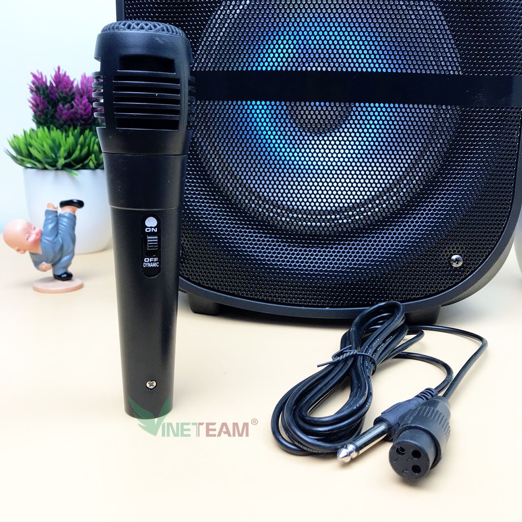 Loa Kéo karaoke Famsoon A8 10 Tặng 1 Mic Cầm Tay có Dây cao cấp dc3490