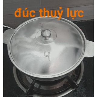 Nồi gang khó tộ đúc bằng thủy lực đường kính 20 cm