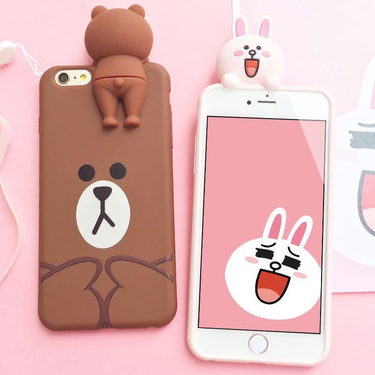 Ốp Lưng Điện Thoại Hình Gấu Brown Cony Đáng Yêu Cho Oppo F1 + F1 Iphone 5 5s Se 6 6s 6 + 6s + Samsung J1 Mini J5 J3 2015 A3 A5 2016