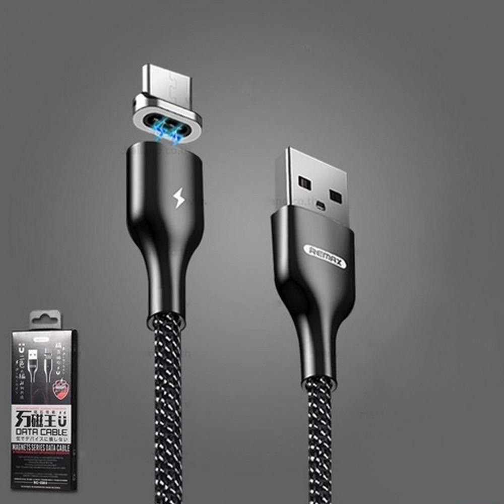 Cáp Sạc Nhanh MICRO USB Remax RC-158M Đầu Nam Châm Hít Dài 1M Cho Android - BH 1 Năm - Hưng Long PC