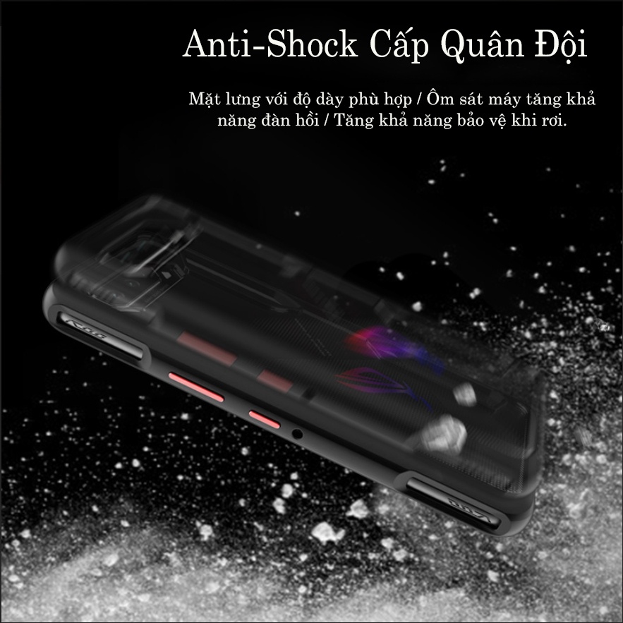 Ốp điện thoại DevilcaseLite of ASUS Rog Phone 5/5s / 5 Pro/ 5s Pro/ 5 Ultimate - Hàng cao cấp chính hãng chống sốc.
