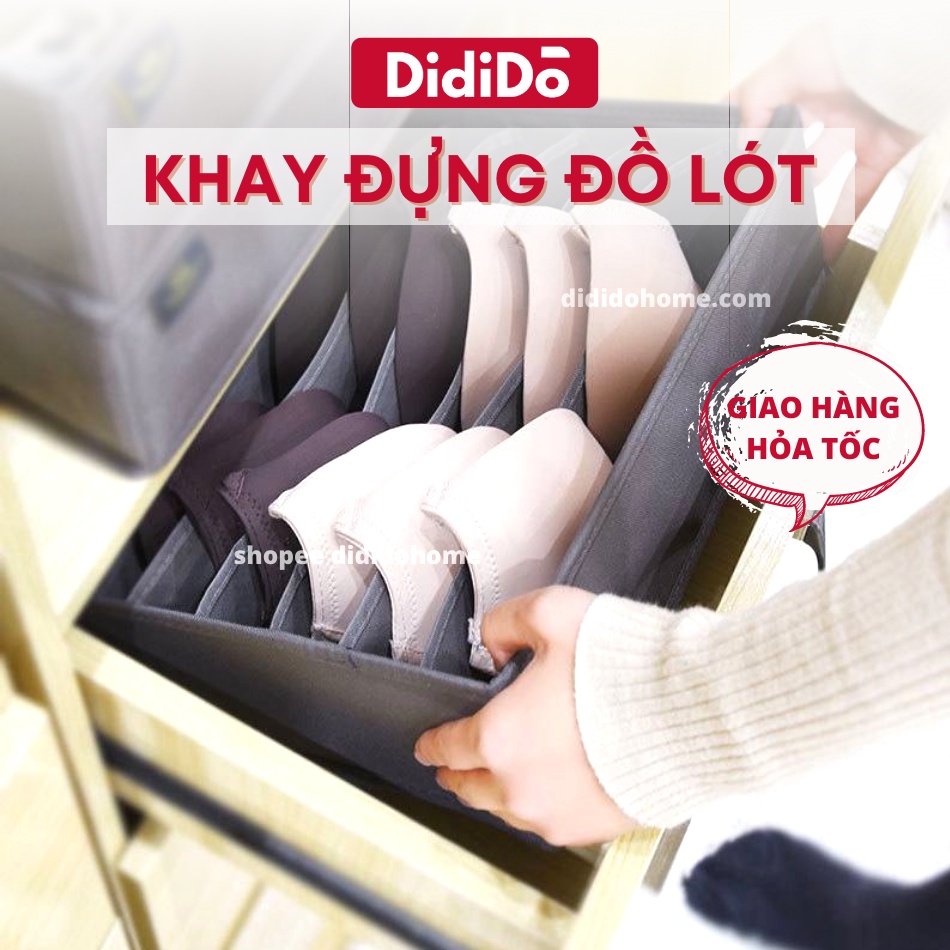 KHAY ĐỰNG ĐỒ LÓT CHIA Ô