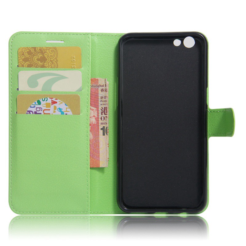 Bao da điện thoại có đế đỡ gấp và ngăn để thẻ cho Opoo A77 F3 | BigBuy360 - bigbuy360.vn