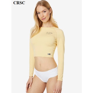 Áo bơi dáng Croptop nữ - Áo bơi dài tay chống nắng S. Crew siêu xinh cho chị em