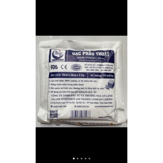 Gạt phẫu thuật 10x10cm 8 lớp