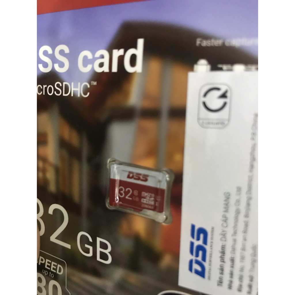 Thẻ nhớ 32GB DSS , Thẻ DSS 32g class 10