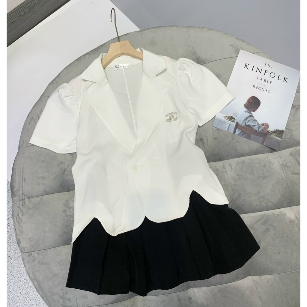 [ Hàng Cao Cấp Loại 1 + Ảnh Thật ] Sét Vest Áo Lượn Sóng Hàng Đẹp Yoni Clothings CD110 | BigBuy360 - bigbuy360.vn