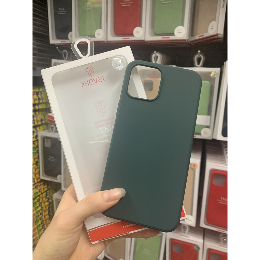 CHÍNH HÃNG ỐP X-LEVEL THIN 0.88mm - CHỐNG BẨN IPHONE 6 6s 7 8 / plus / X XS XR / MAX