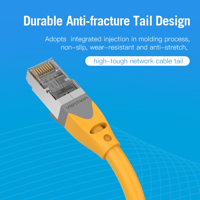 Vention Dây Cáp Ethernet Ibh Cat6A Cat6 Rj45 Gigabit Sstp Sftp 0.5m 1m 1.5m 2m 3m