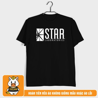 N1oe //áo thun the flash starlab màu đen cao cấp 100% cotton!!