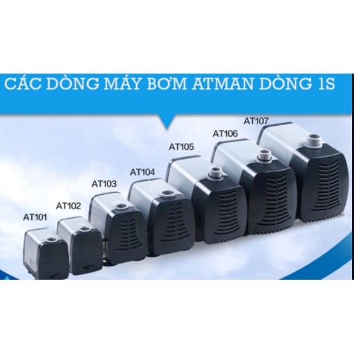 Máy bơm cao cấp tiết kiệm điện cho bể cá Atman series