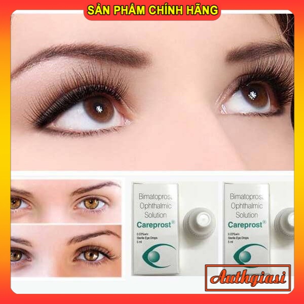 Dưỡng dài mi Careprost Ấn Độ 5ml tặng kèm cọ dưỡng dài và dày mi đẹp tự nhiên