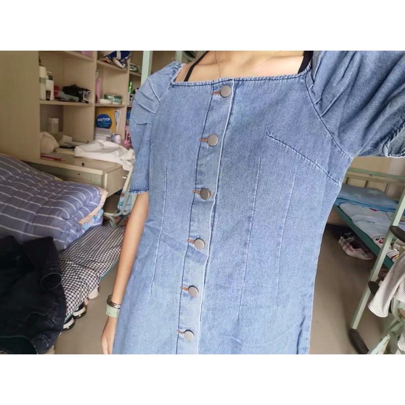 [order] váy jean tôn dáng