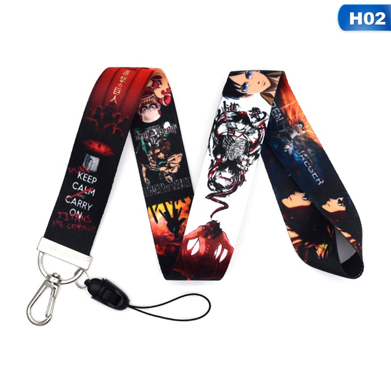 Dây Đeo Điện Thoại/Chìa Khóa In Hình Anime Attack On Titan Cho Điện Thoại/MP3