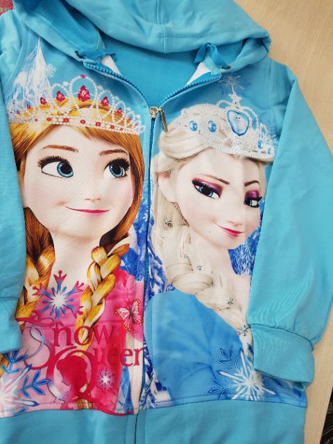 Áo khoác Elsa 3D cao cấp cho bé 10kg-13kg