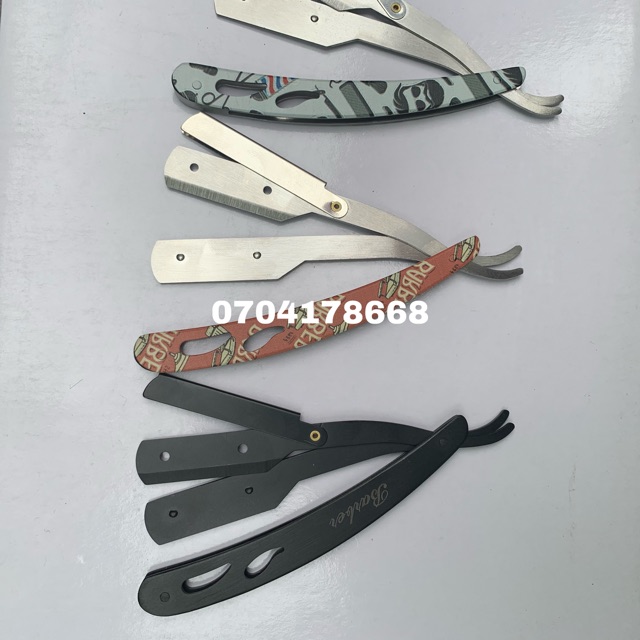 Dao cạo mặt barber HC- 301 cán thép không gỉ
