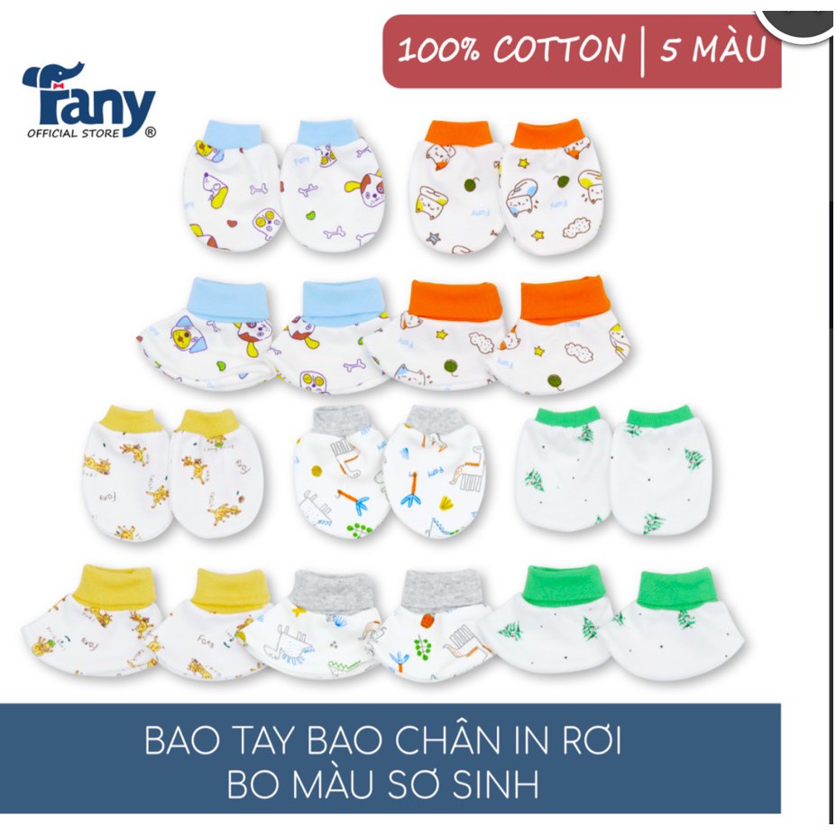 Bao Tay Bao Chân Bo Cho Bé Sơ Sinh Hiệu Fany