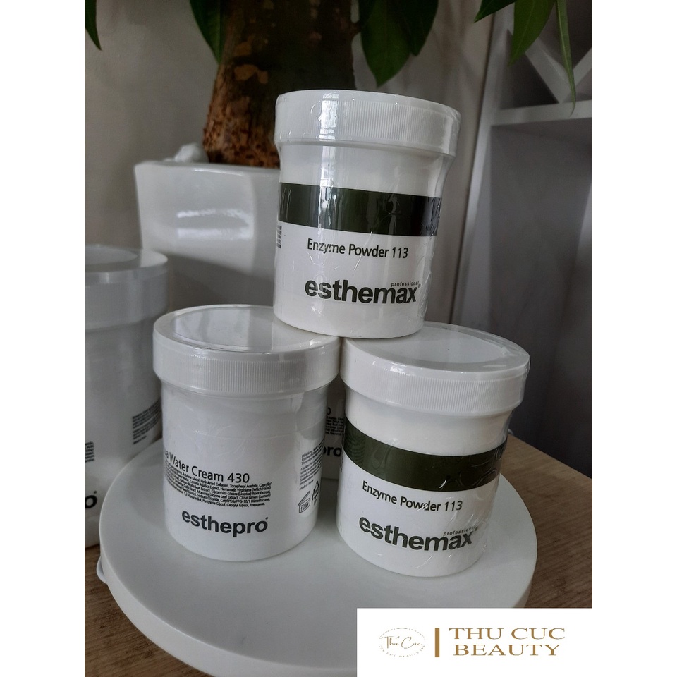 Tẩy da chết sinh học Enzyme Powder 113 225g Esthemax chính hãng cho Spa tẩy sạch da chết da yếu dịu da giảm sưng mụn