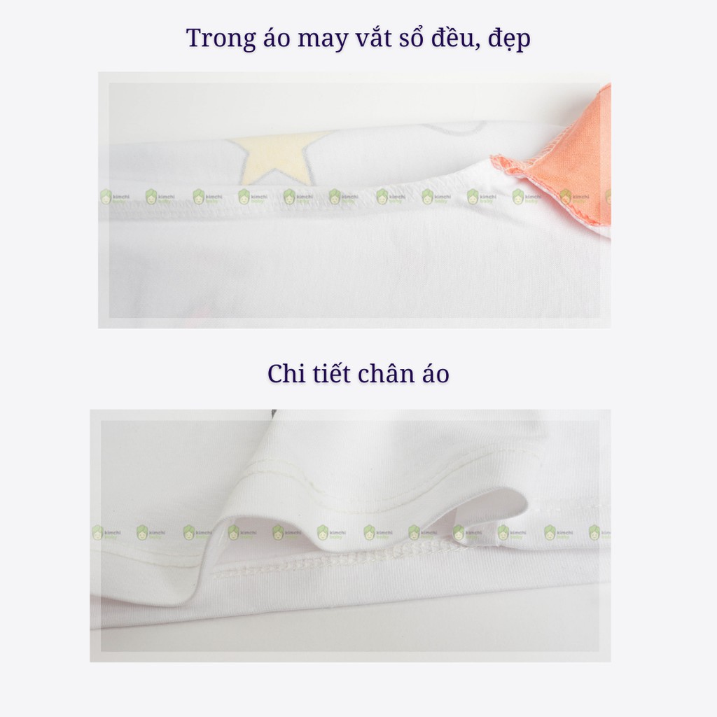 Đồ Bộ Bé Trai, Bé Gái Minky Mom Chất Cotton 100% Vai Giáp Lăng Họa Tiết Dễ Thương, Bộ Cộc Tay Cho Bé Mặc Nhà MKM2109