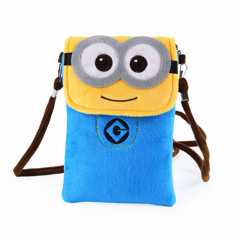 Túi messenger đeo chéo vai hình Minion cho trẻ em