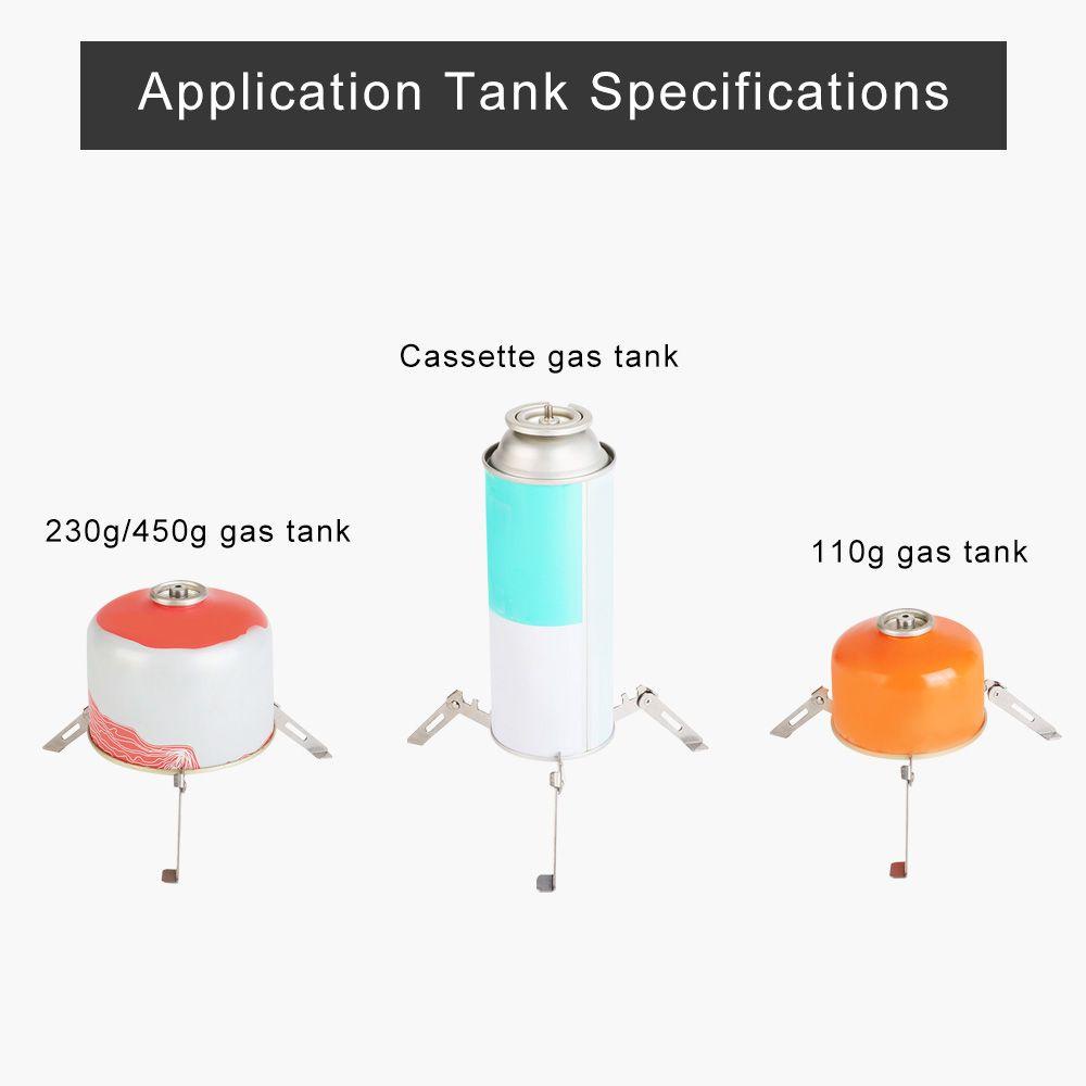 MUVAKO Giá Đỡ Bình Gas Đa Năng Có Thể Gấp Gọn Tiện Dụng Mang Theo Du Lịch Cắm Trại