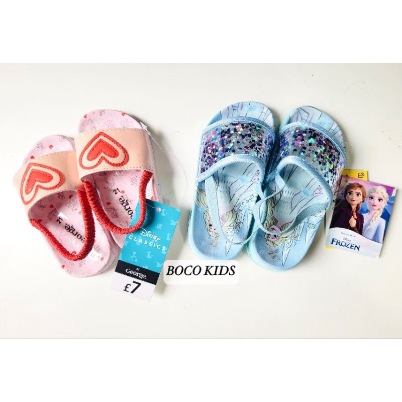 Dép sandal cho bé gái Elsa Frozen hãng Geo/Matalan