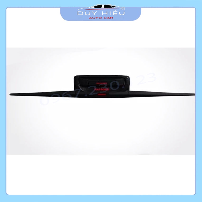 Ốp Tay Mở cốp xe Ford Ranger 2017-2021 mẫu cánh chim 2 màu đen