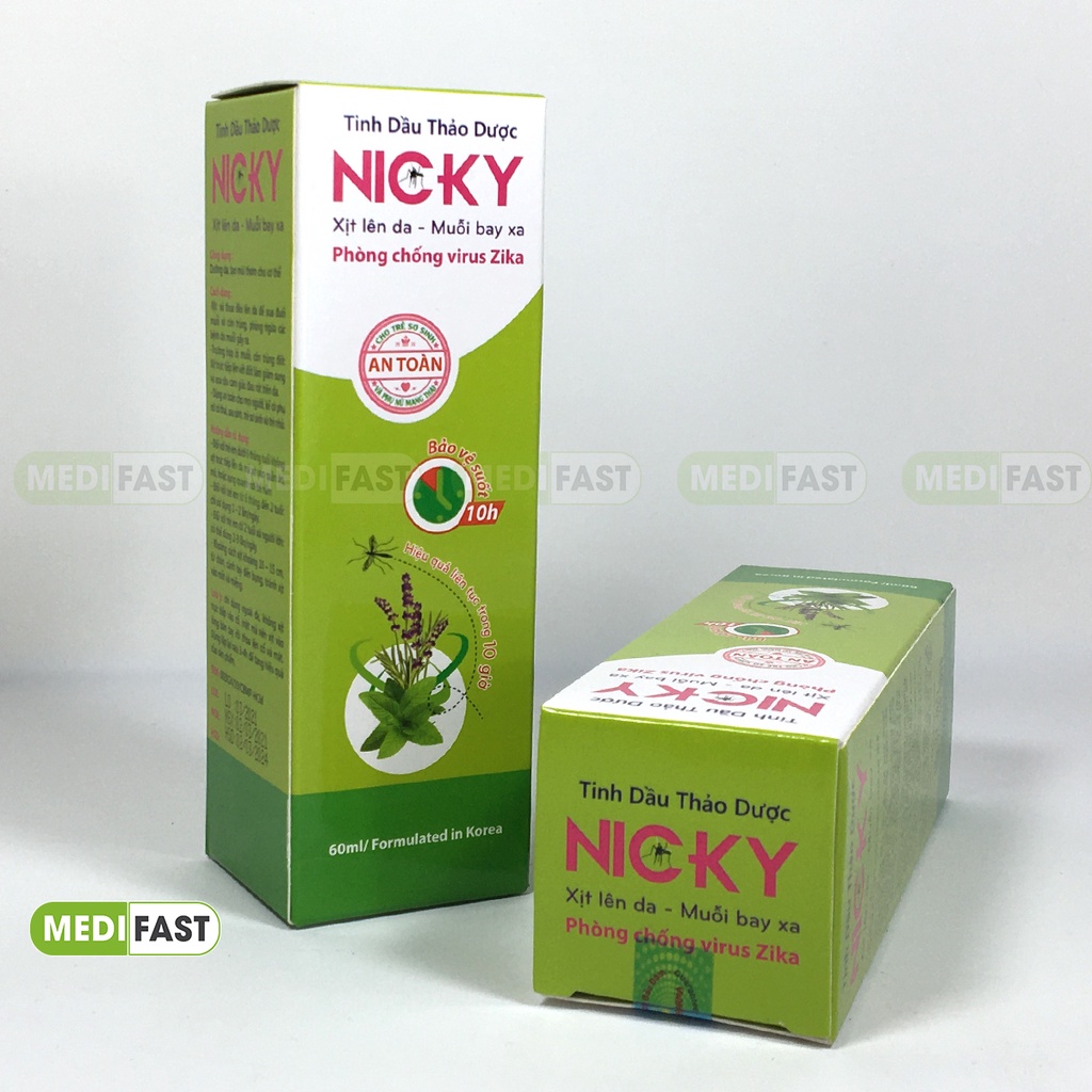 Chống muỗi Nicky - Bảo vệ da - Dùng được cho trẻ sơ sinh