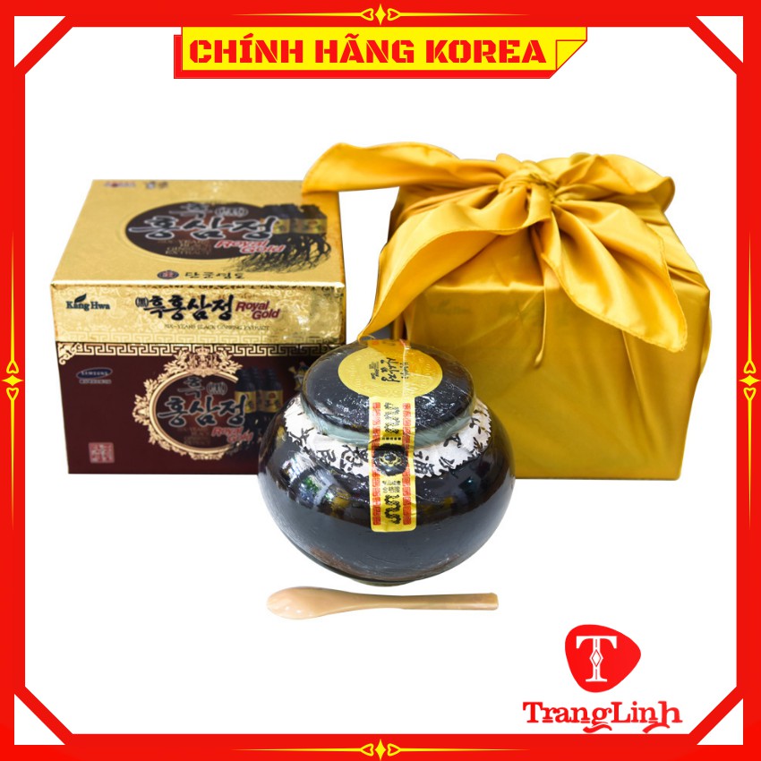 Cao hắc sâm Kanghwa chính hãng, hũ 1kg - Cao sâm hàn quốc Korea Black Ginseng Extract - tranglinhkorea