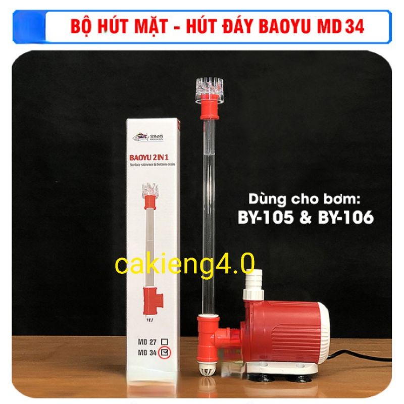 Bộ hút mặt, hút đáy của bơm Baoyu MD-27, MD-34