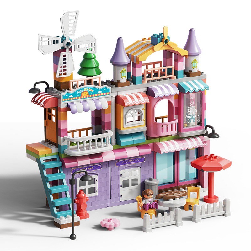 Bộ lego ngôi nhà công chúa (size duplo)