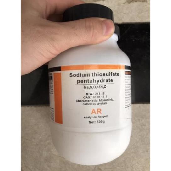 Hoá chất Na2S2O3 natri thiosunfat 500g Na2S2O3.5H2O