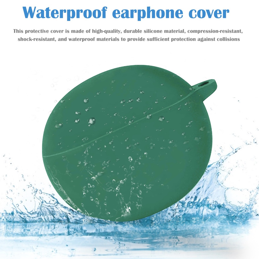 Vỏ bảo vệ hộp sạc tai nghe bluetooth chống thất lạc chống sốc có thể làm sạch bằng nước cho OPPO Enco Air TWS
