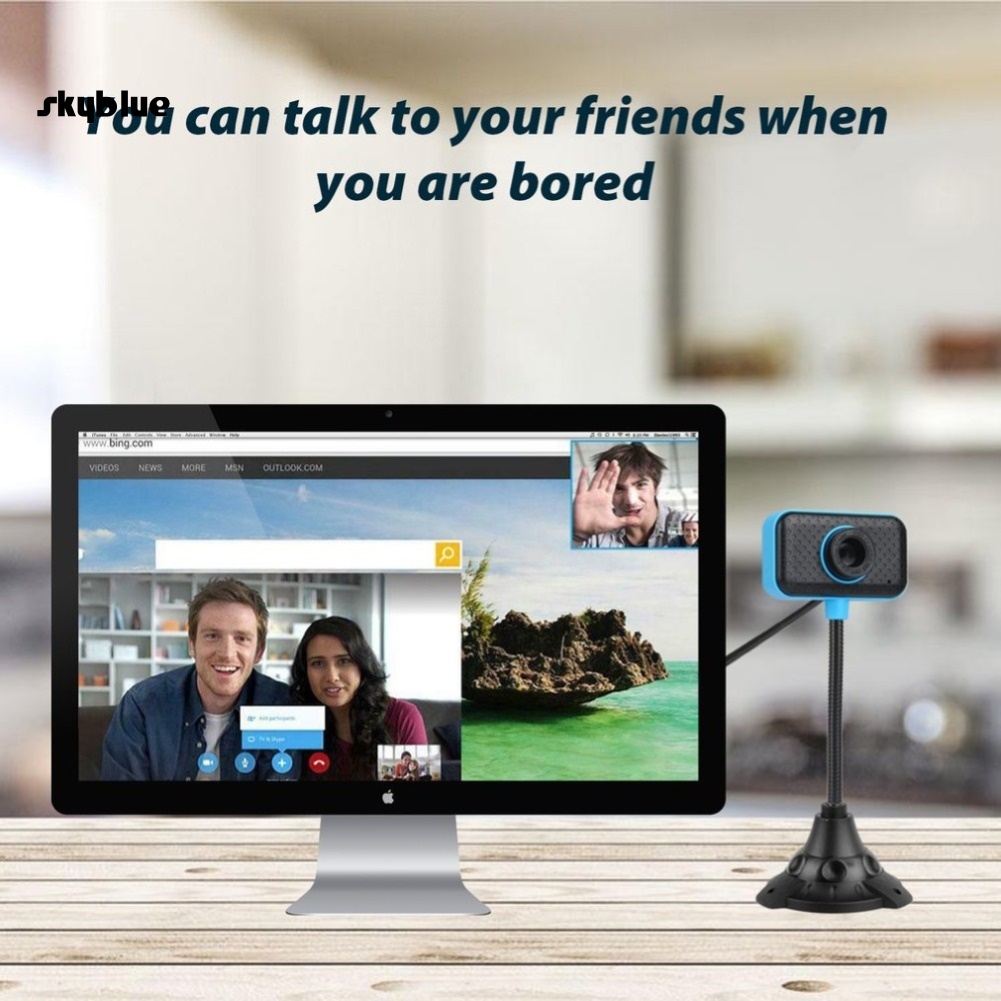 Webcam kỹ thuật số cổng USB 2.0 480P kèm micro cho máy tính | BigBuy360 - bigbuy360.vn