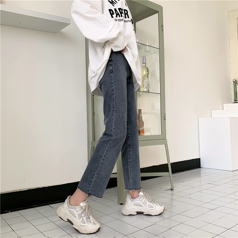 Quần Jean Dáng Ôm Lưng Cao Cá Tính Năng Động Thời Trang Cho Nữ