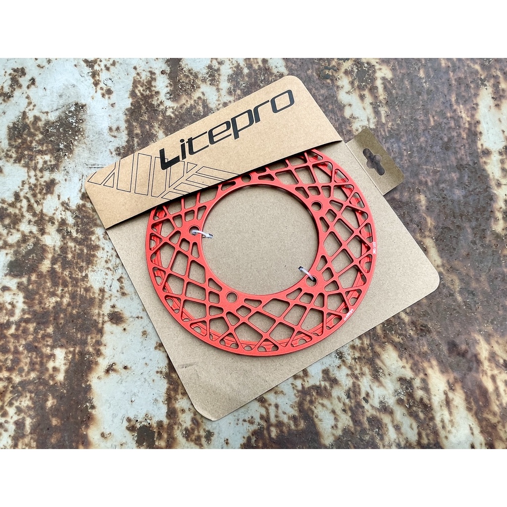 Đĩa xe đạp Litepro vân lưới có chắn xích